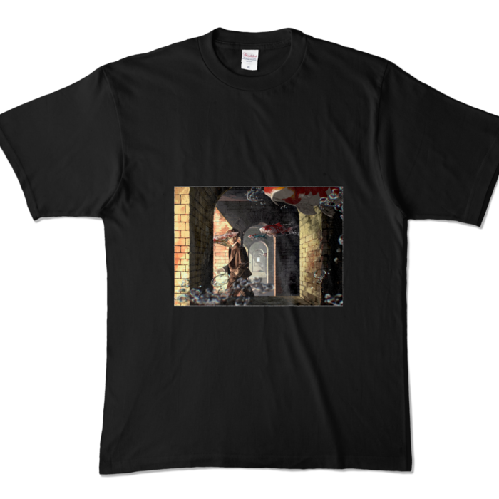 カラーTシャツ - XL - ブラック (濃色)