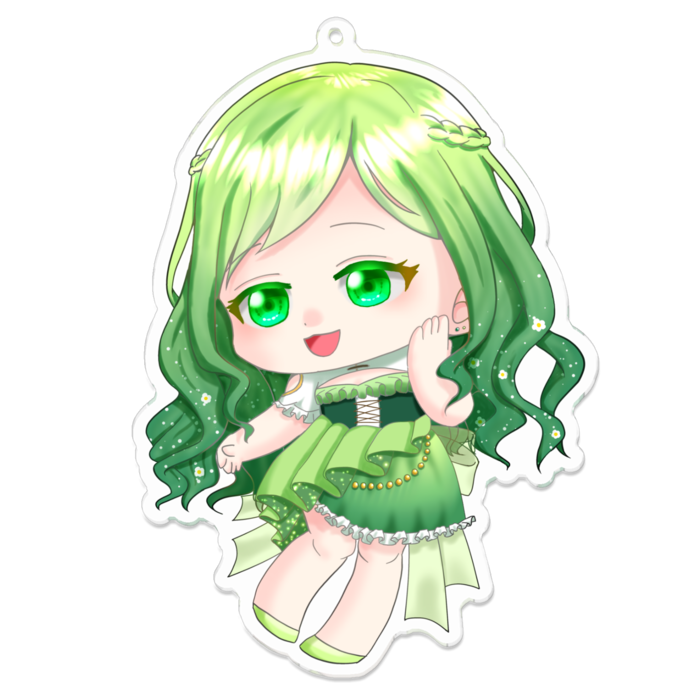 アクリルキーホルダー - 100 x 100 (mm)