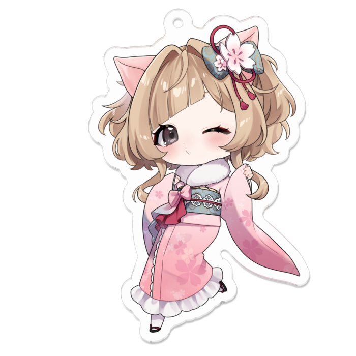 ふわふわボブ ウィンク