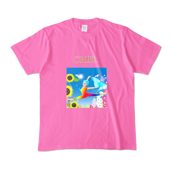 カラーTシャツ - M - ピンク (濃色)