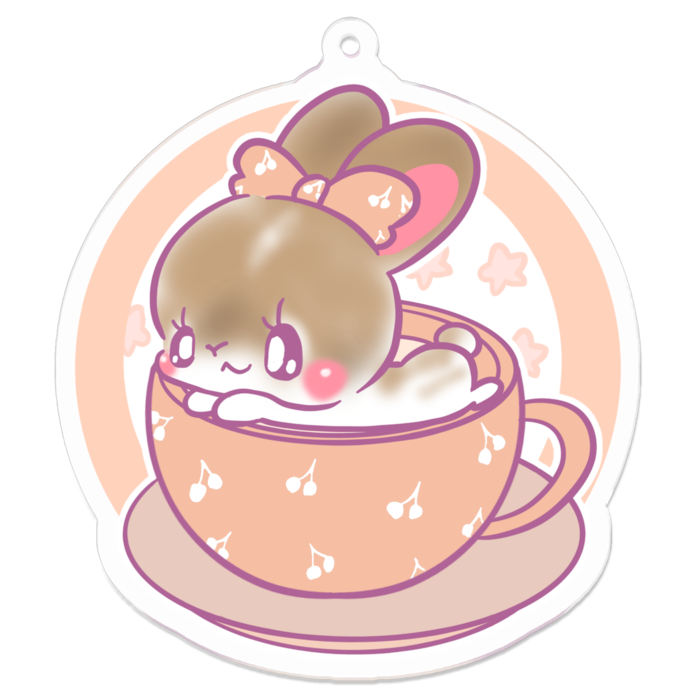 アクリルキーホルダー - 70 x 70 (mm)