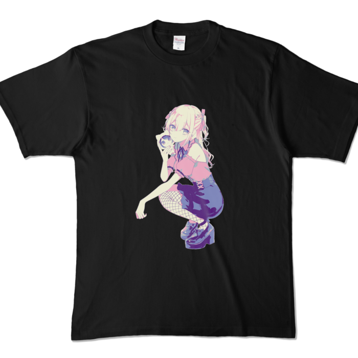 カラーTシャツ - XL - ブラック (濃色)