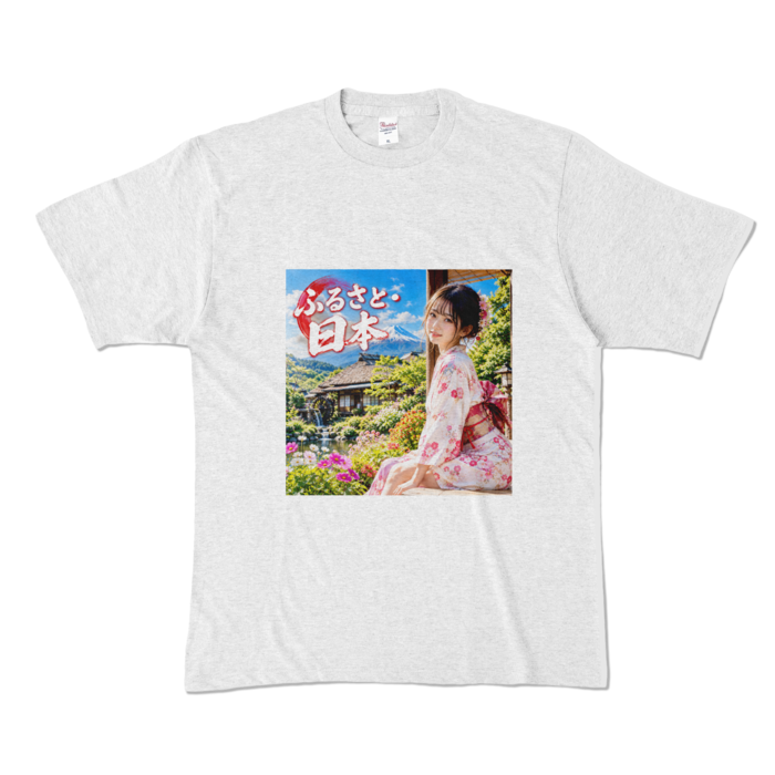 カラーTシャツ - XL - アッシュ （淡色）
