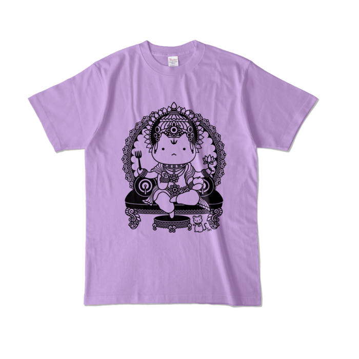 カラーTシャツ - L - ライトパープル (淡色)