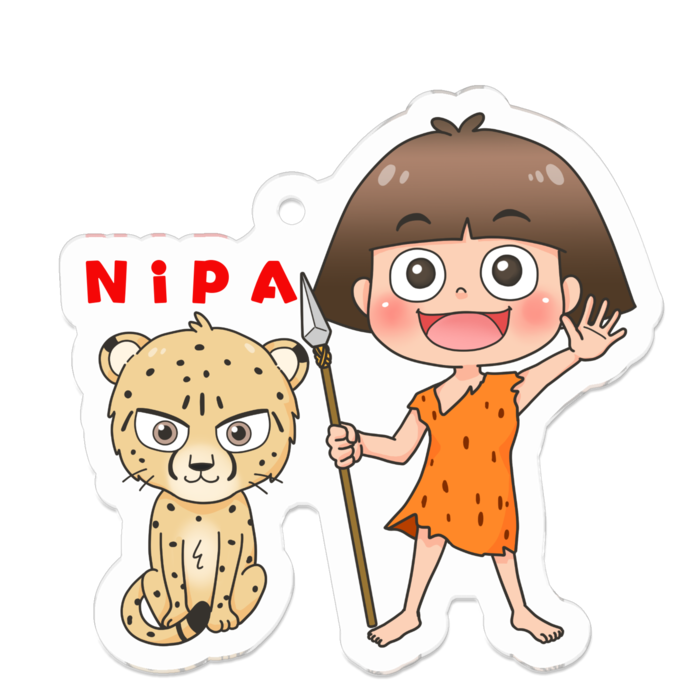 アクリルキーホルダー（コーティング） - 50 x 50 (mm)