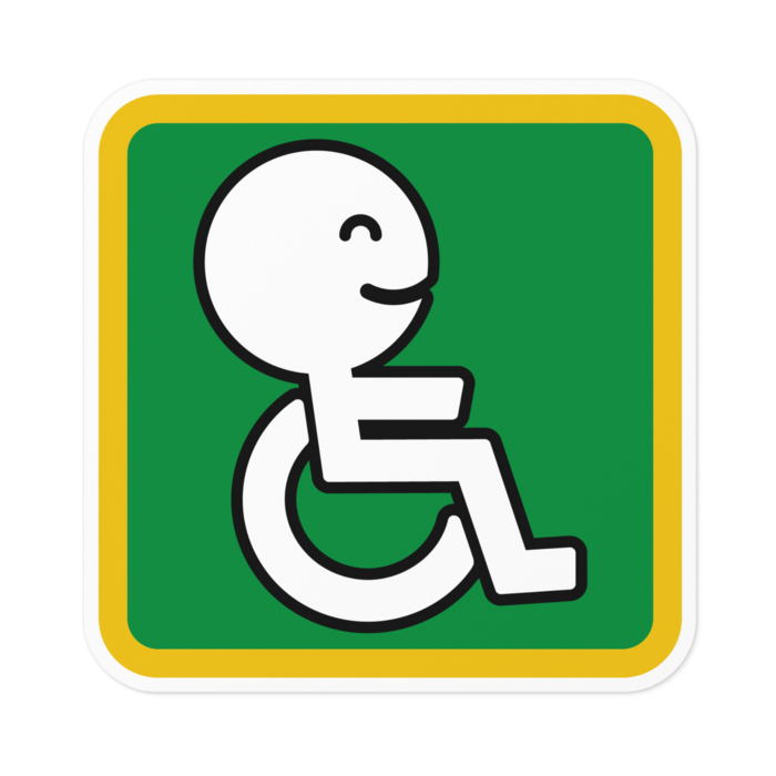 ステッカー - 100 x 100 (mm)