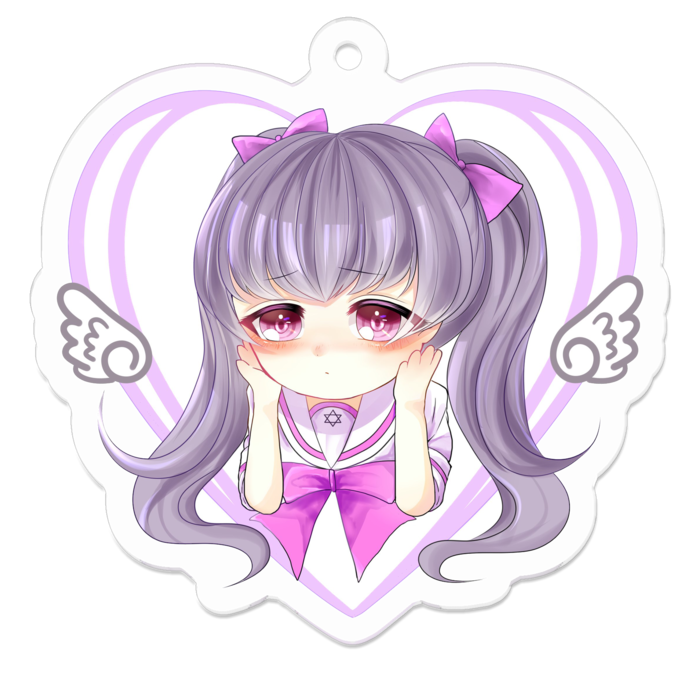 アクリルキーホルダー - 50 x 50 (mm)