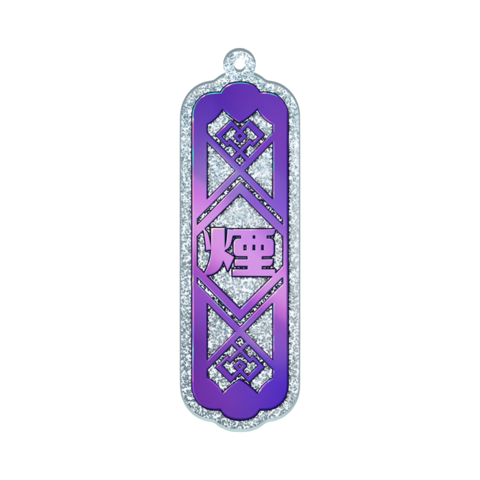 ラメアクリルキーホルダー - 70 × 70mm