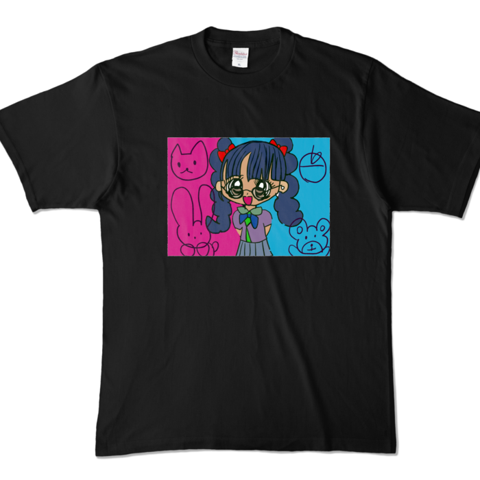 カラーTシャツ - XL - ブラック (濃色)