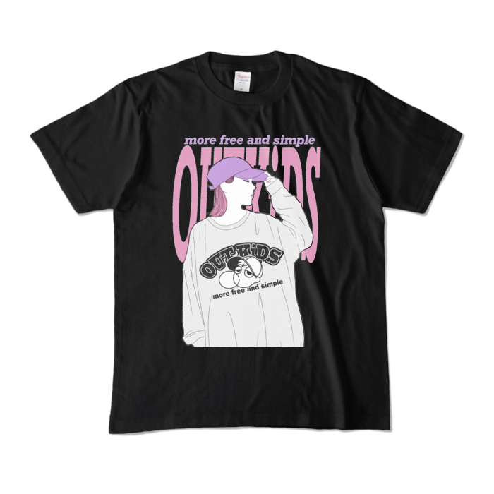 カラーTシャツ - M - ブラック (濃色)