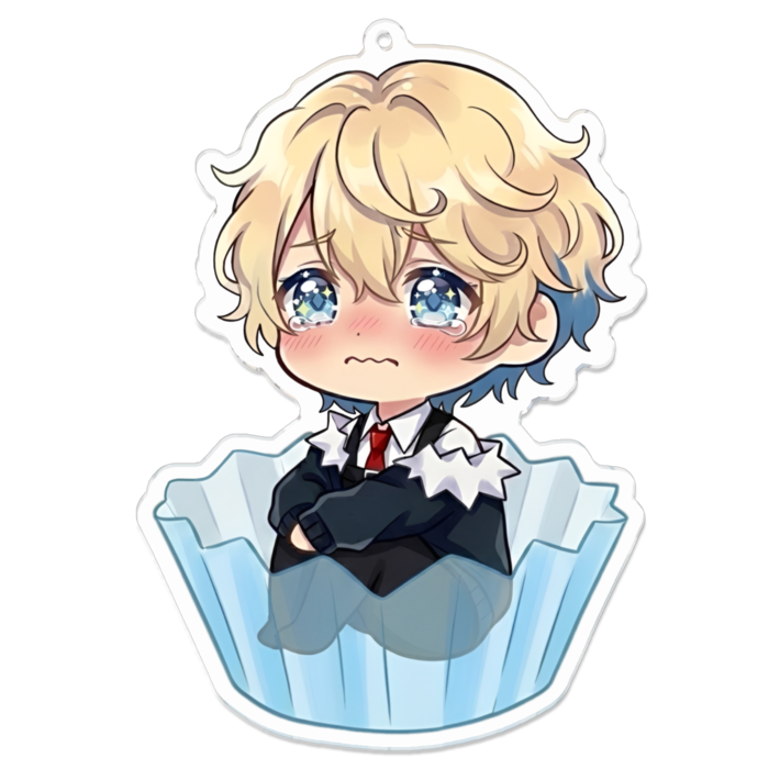 泣き顔カップあり100 x 100