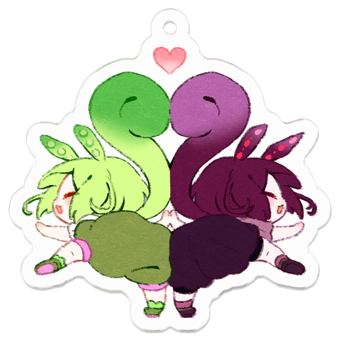 アクリルキーホルダー - 50 x 50 (mm)