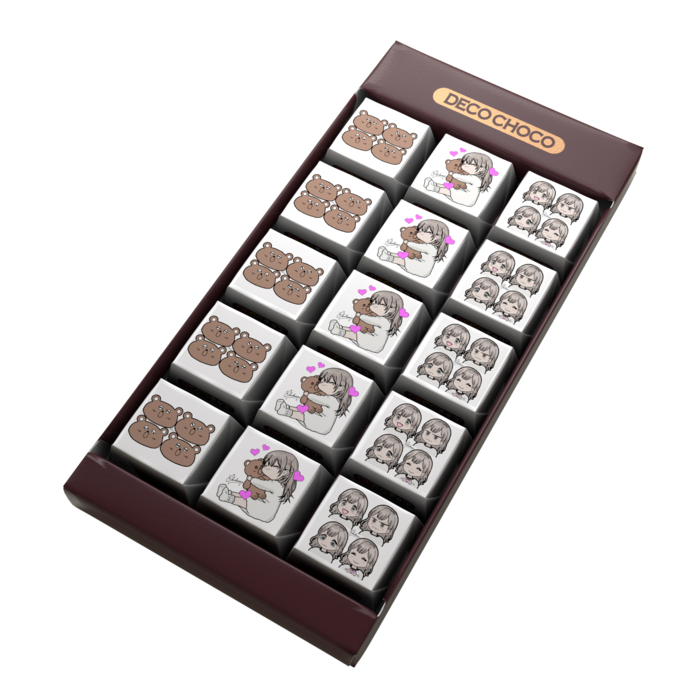 DECOチョコ - 列ごとにデザイン