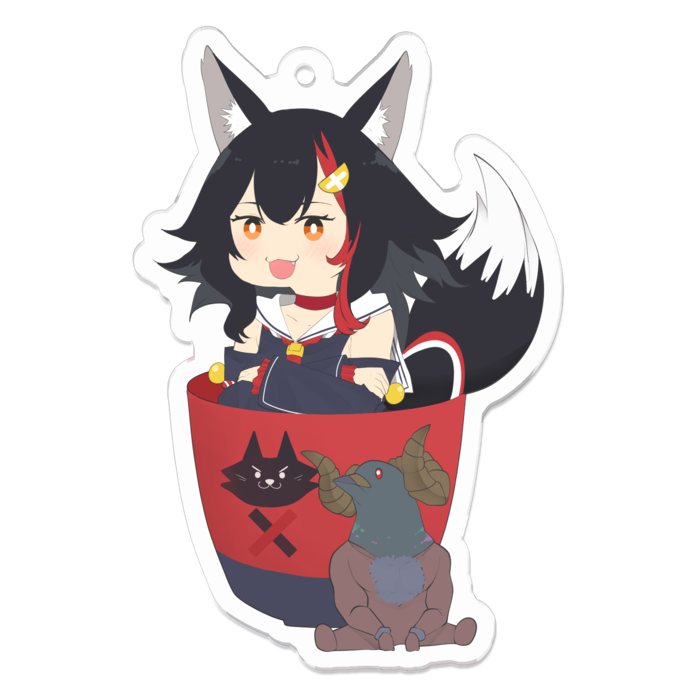 アクリルキーホルダー - 70 x 70 (mm)