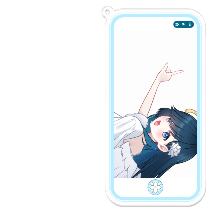 のあちといっしょ、まわりみち横向きアクリルキーホルダー - 100 x 100 (mm)(2)