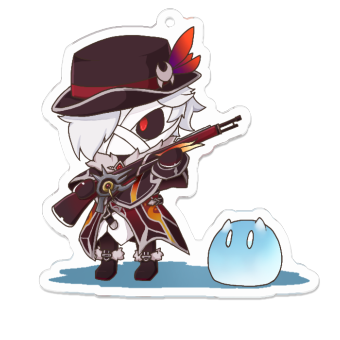 アクリルキーホルダー - 70 x 70 (mm)