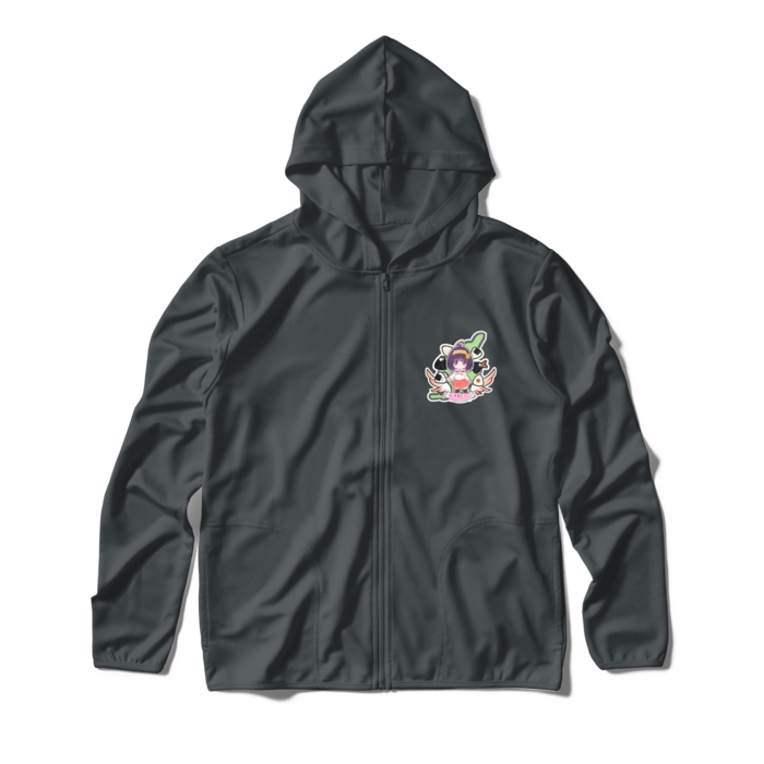 ジップパーカー - M - ダークグレー