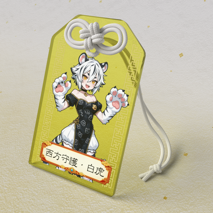 アクリルお守り - 50 × 80mm