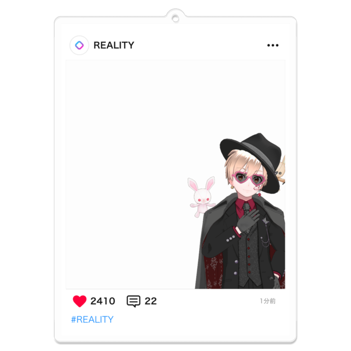 アクリルキーホルダー - 100 x 100 (mm)