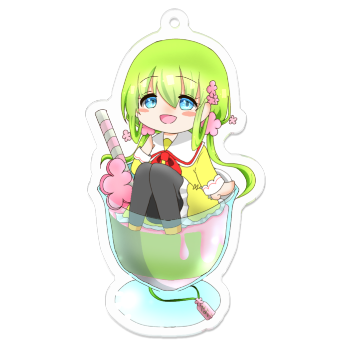アクリルキーホルダー - 70 x 70 (mm)