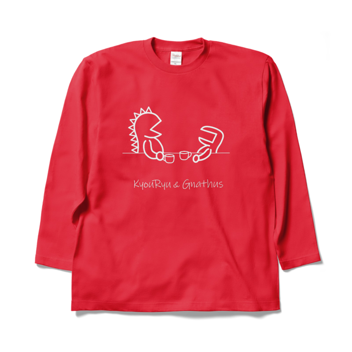 ロングスリーブTシャツ - XL - レッド