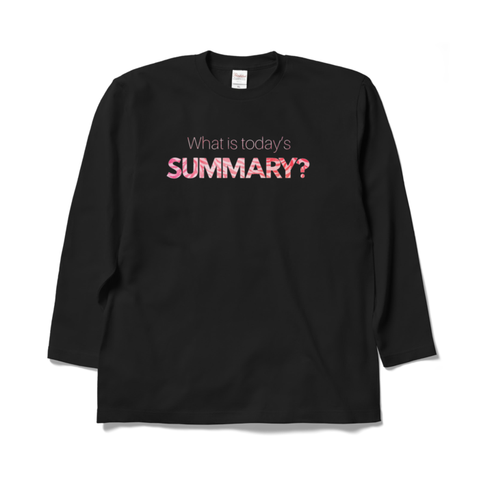 ロングスリーブTシャツ - XL - ブラック
