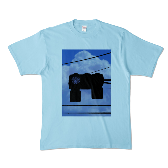 カラーTシャツ - XL - ライトブルー (淡色)