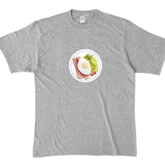 カラーTシャツ 灰色 XL