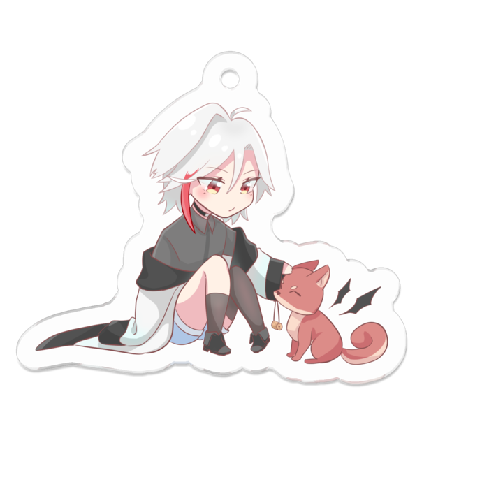 アクリルキーホルダー - 50 x 50 (mm)