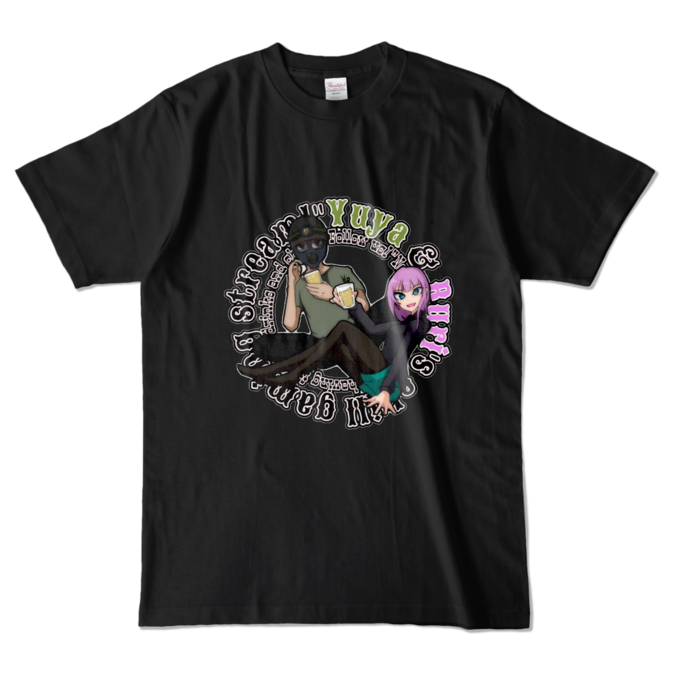 カラーTシャツ - L - ブラック (濃色)