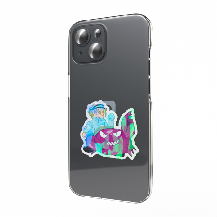 ホログラムスマホステッカー - 縦