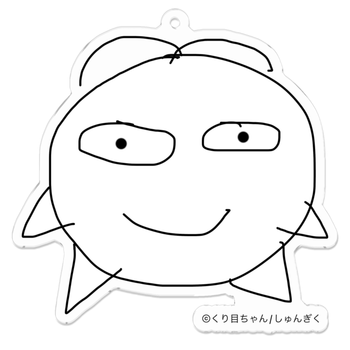 アクリルキーホルダー(コーティング) - 70 x 70 (mm)