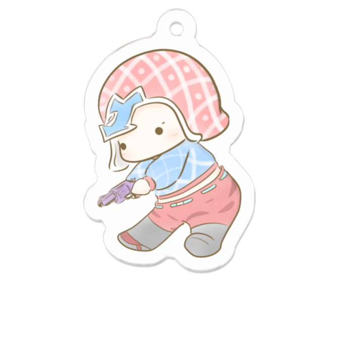 アクリルキーホルダー - 50 x 50 (mm)