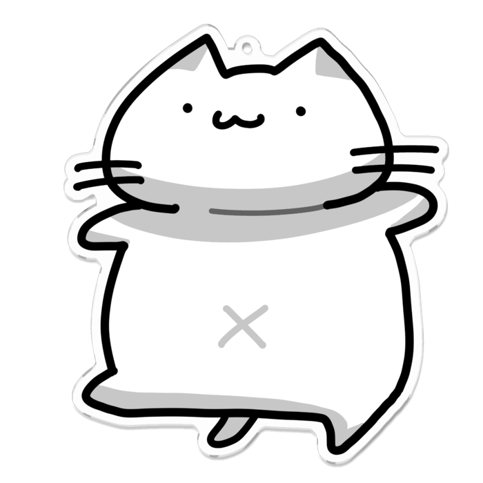 アクリルキーホルダー - 100 x 100 (mm)