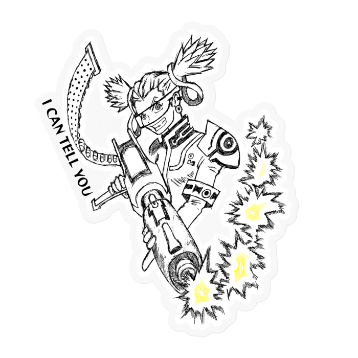 ステッカー - 100 x 100 (mm)