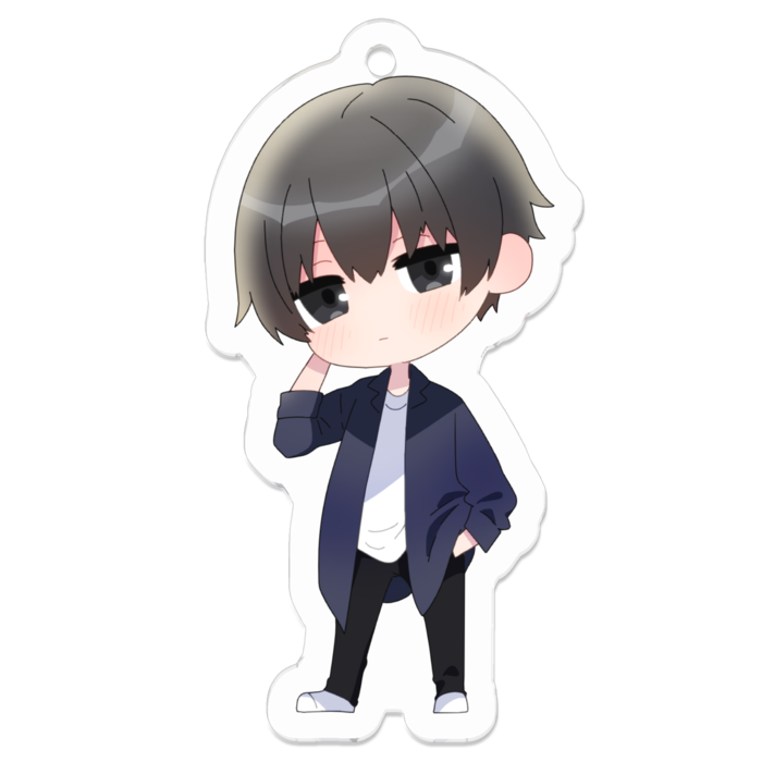 アクリルキーホルダー - 50 x 50 (mm)