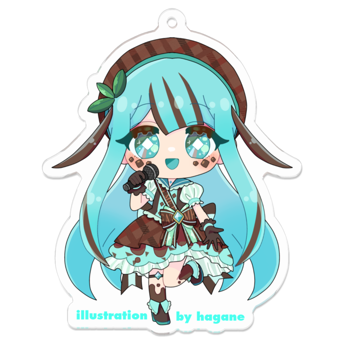 アクリルキーホルダー - 70 x 70 (mm)