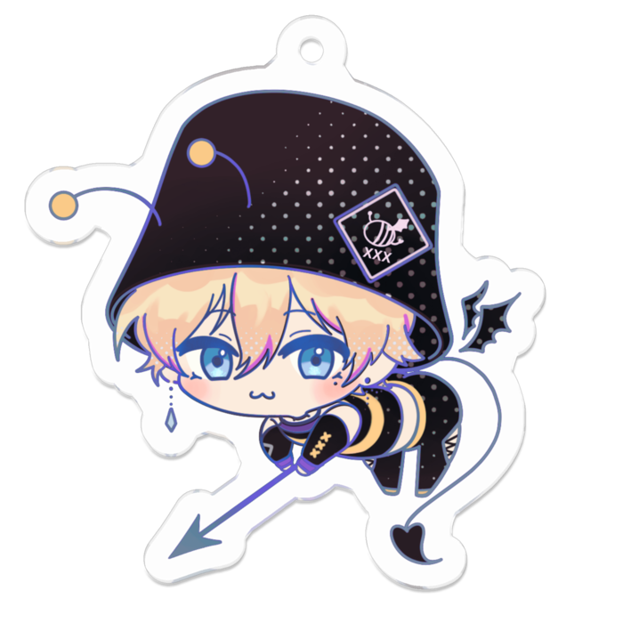 アクリルキーホルダー - 50 x 50 (mm)