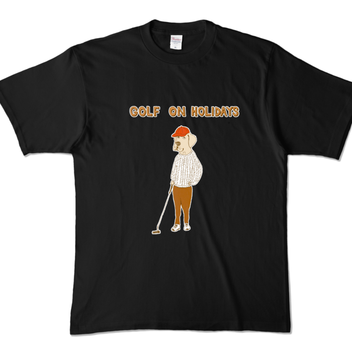 カラーTシャツ - XL - ブラック (濃色)