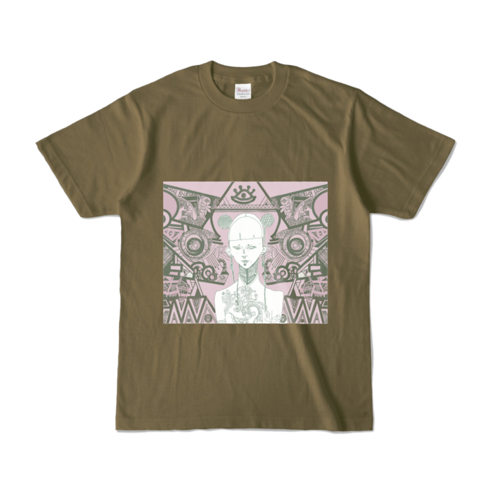 カラーTシャツ - S - オリーブ (濃色)