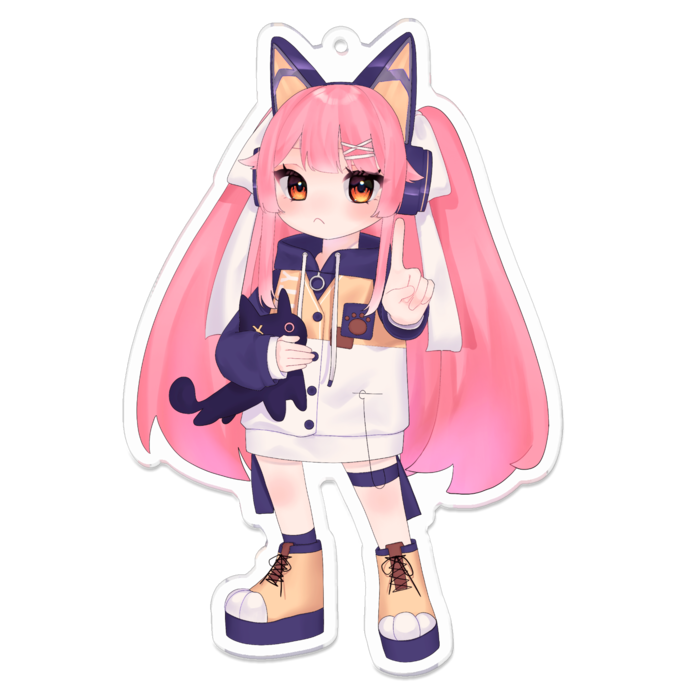 アクリルキーホルダー - 100 x 100 (mm)