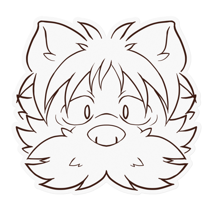 ステッカー - 100 x 100 (mm)