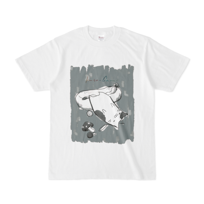 Tシャツ(猫) - S - 白(1)