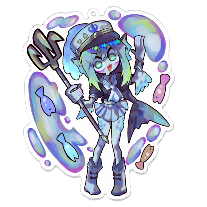 アクリルキーホルダー - 100 x 100 (mm)