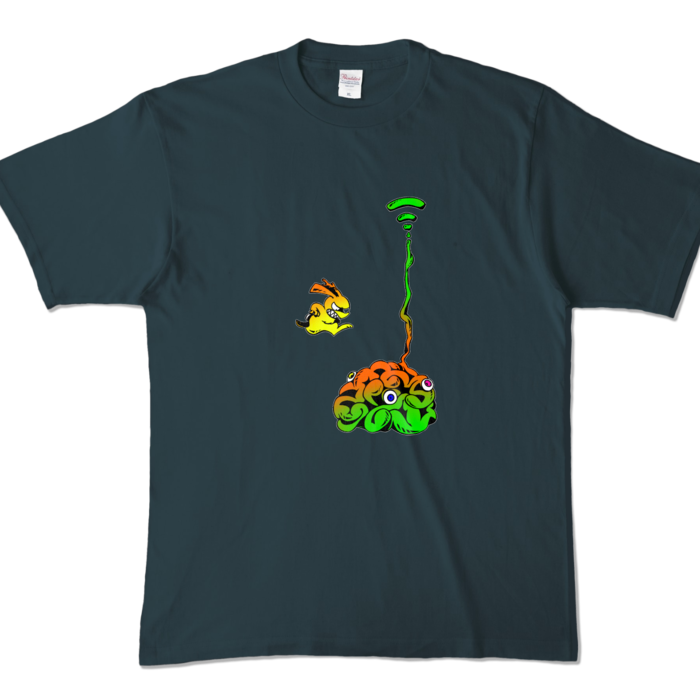 カラーTシャツ - XL - デニム (濃色)(5)