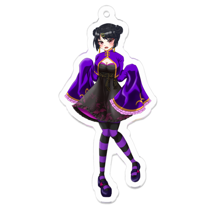 アクリルキーホルダー（コーティング） - 70 x 70 (mm)