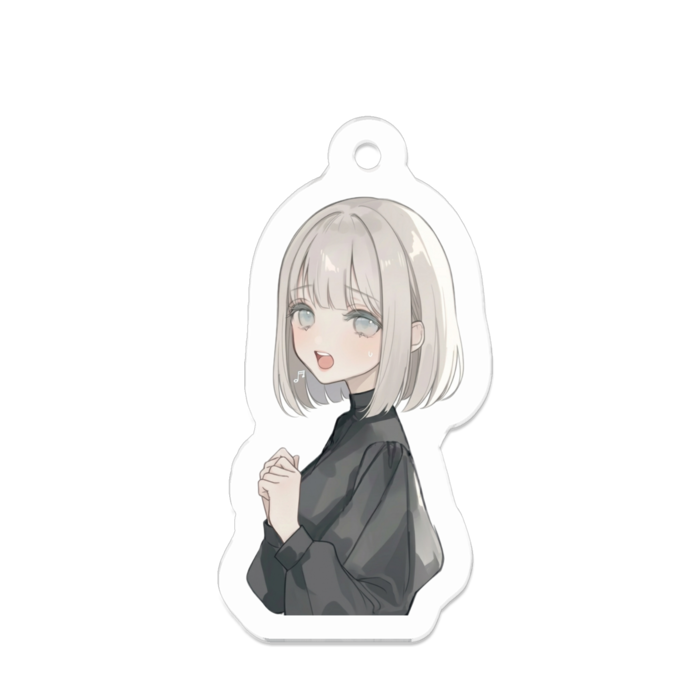 アクリルキーホルダー - 50 x 50 (mm)