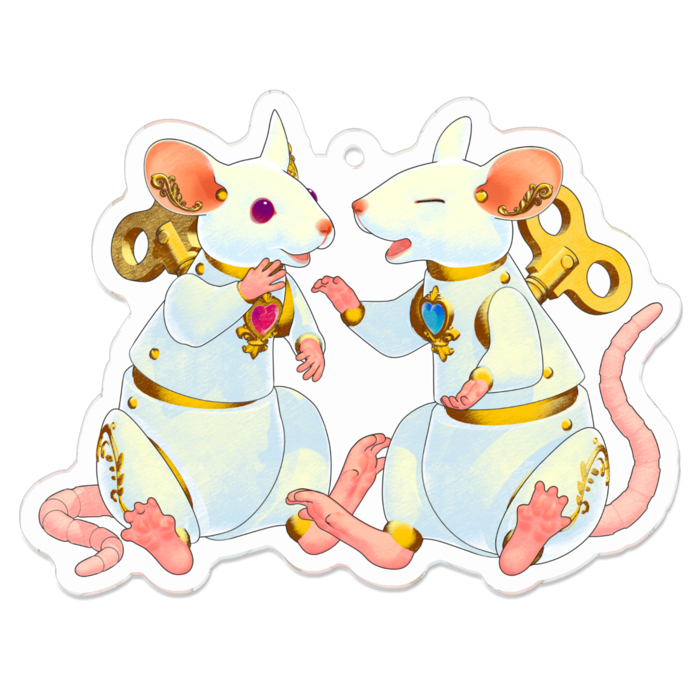 アクリルキーホルダー - 70 x 70 (mm)