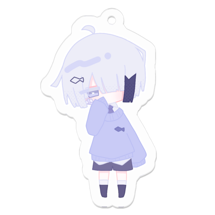 アクリルキーホルダー - 50 x 50 (mm)