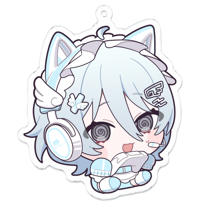 アクリルキーホルダー - 70 x 70 (mm)